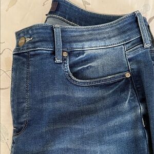 NYDJ Dark Blue Marilyn straight jeans